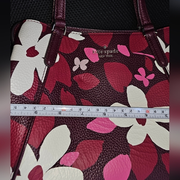 Kate Spade Floral Tote Bag - Red and Pink - Picture 7 of 8